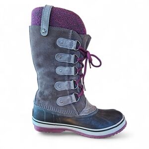 Sorel Joan of Arctic Women's Winter Boots - Purple and Gray